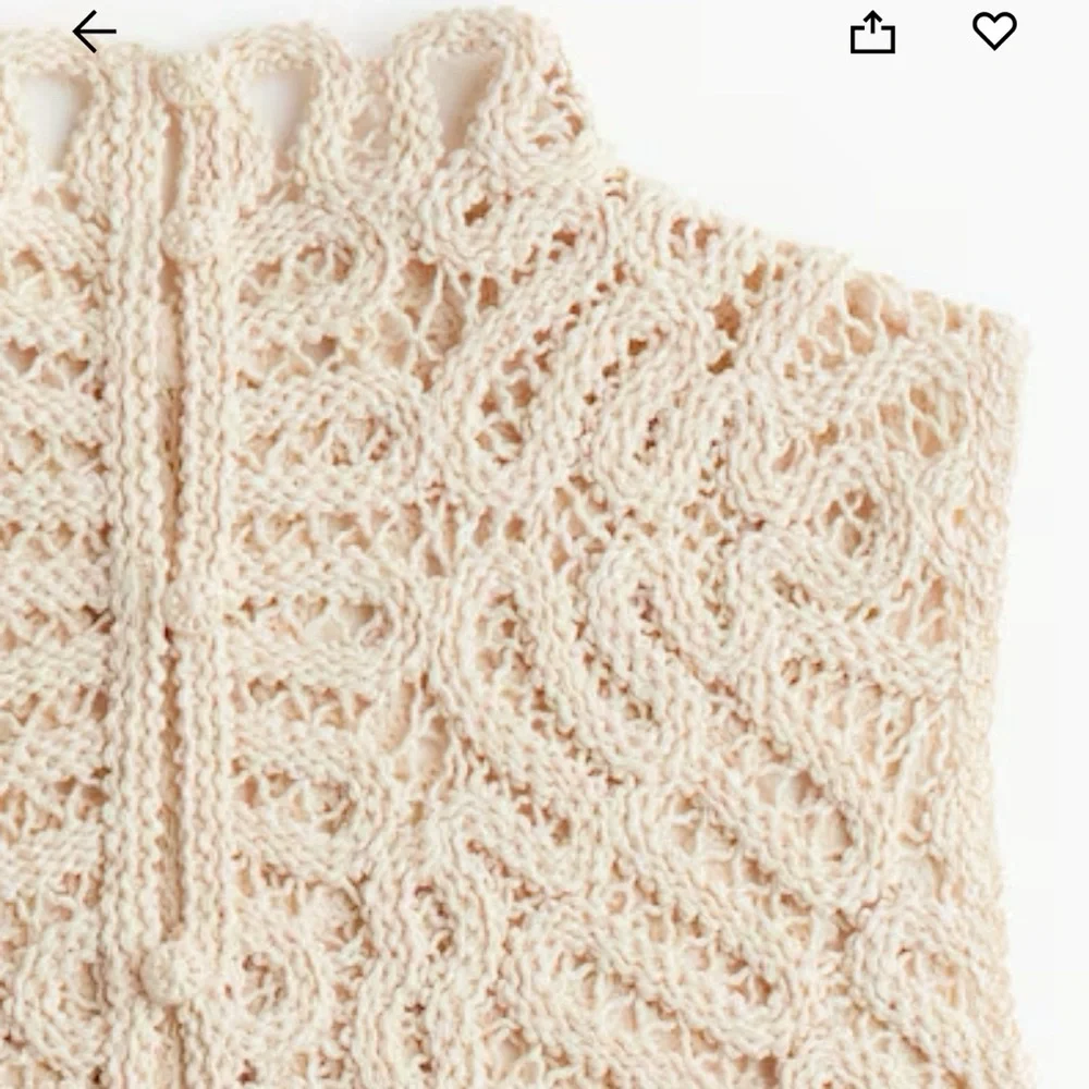 H&M Crochet-look pencil skit and sleeveless top set - Picture 5 of 14